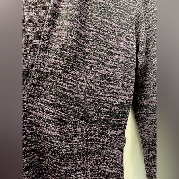 Wilfred V Neck, Midi Knit Longsleeve Dress in Purple - XS - Picture 4 of 5